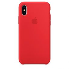 Чехол для iPhone Apple iPhone X Silicone Case RED